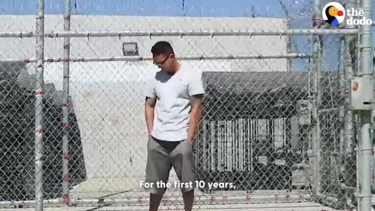 California Inmate Meets A Terrified Shelter Dog Who Ends Up Changing The Course Of His Entire Life