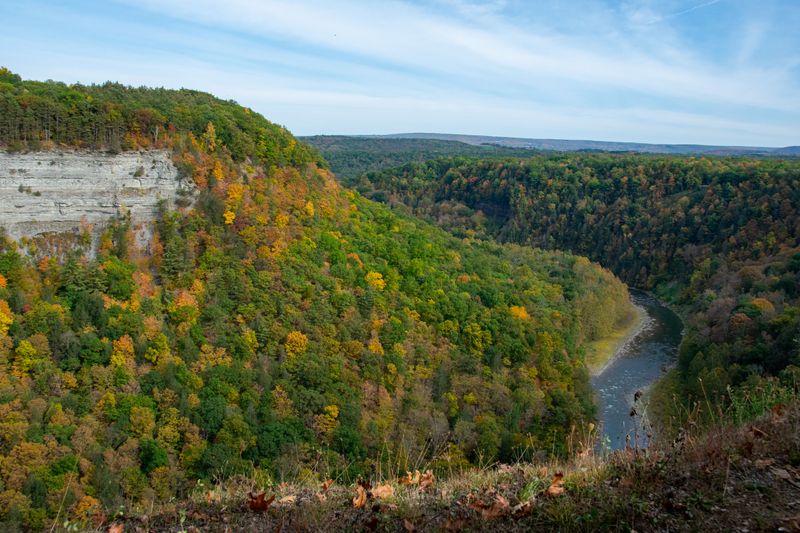Hike Along the Genesee Gorge at Letchworth State Park