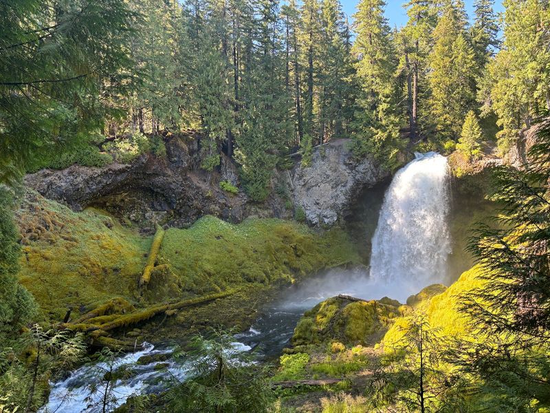 Sahalie Falls and Koosah Falls
