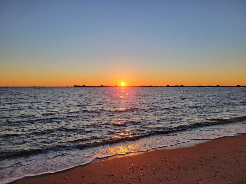 Walk a Chesapeake Bay beach at Kiptopeke State Park