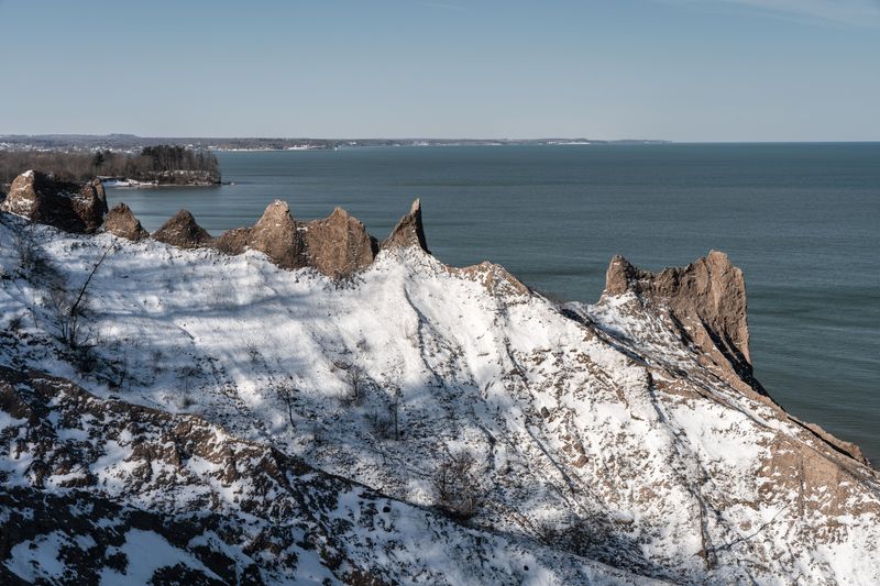 Walk Above Lake Ontario at Chimney Bluffs State Park