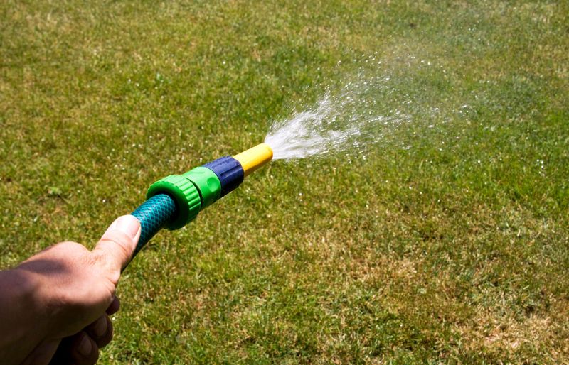 Spray It With a Garden Hose if Necessary