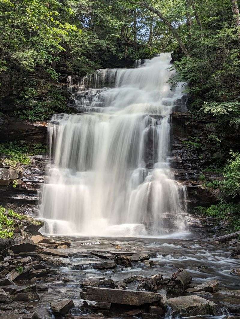 Ricketts Glen State Park, Benton area