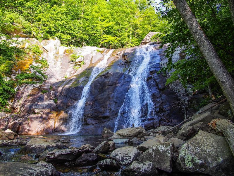 Lower Whiteoak Falls in Shenandoah National Park
