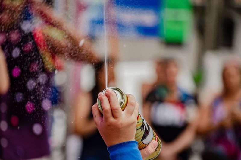Breezy days can carry contaminated spray