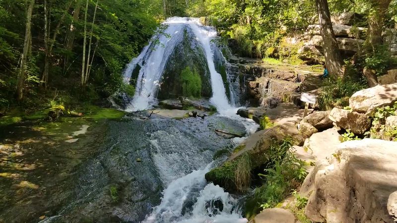 Roaring Run Falls in Eagle Rock