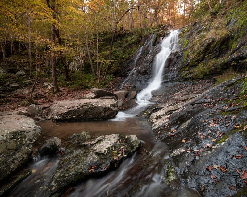 Jones Run Falls in Shenandoah National Park