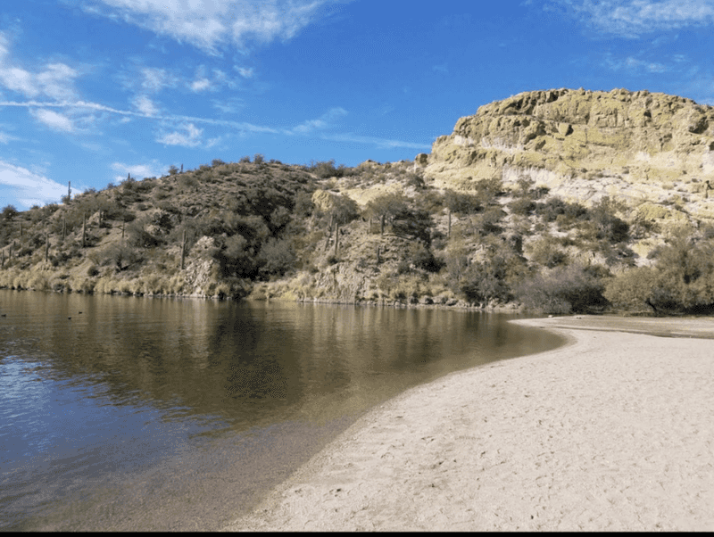 Saguaro Lake and Butcher Jones Beach