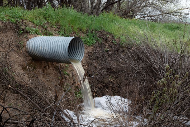 Skip Spots Near Storm-Drain Outlets