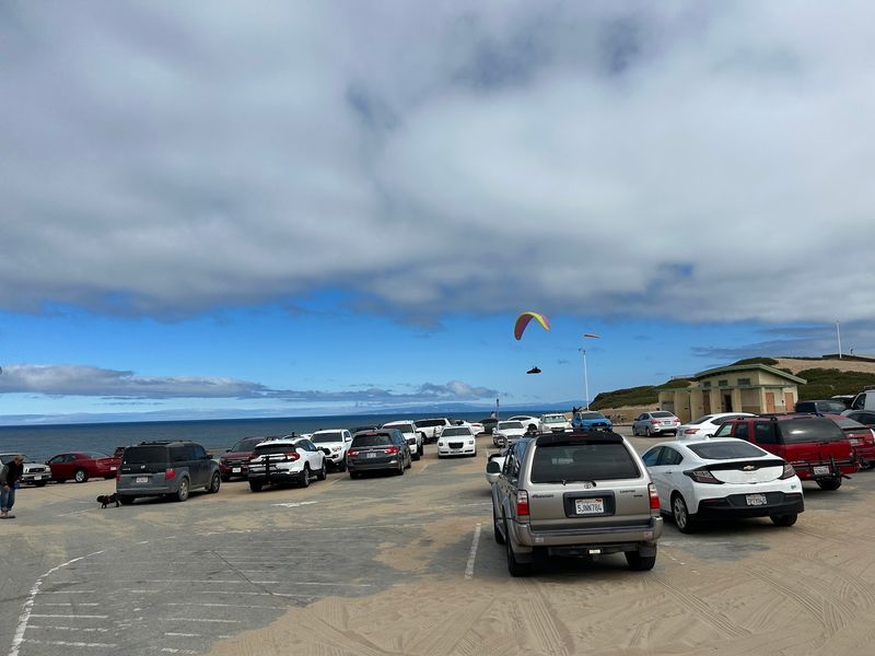 Marina State Beach Beyond the Parking Lot