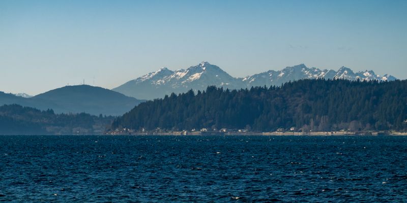 Enjoy Mountain Views at Scenic Beach State Park