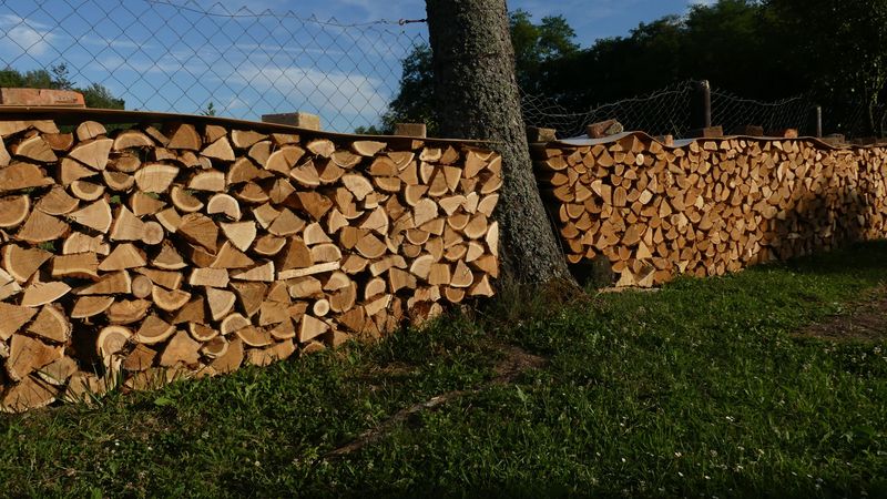 Keep Firewood And Yard Materials Organized