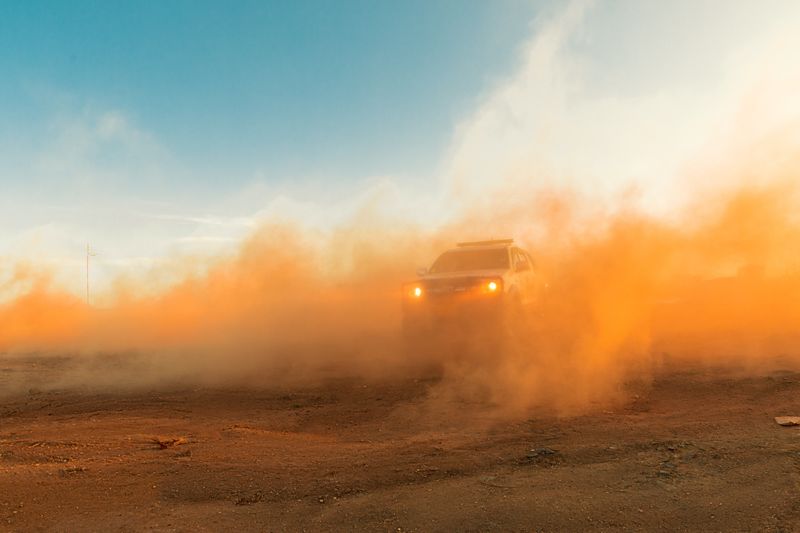 Dust Storms Turn Open Walks Into Guesswork