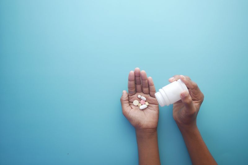 Hold off on any medication from your cabinet