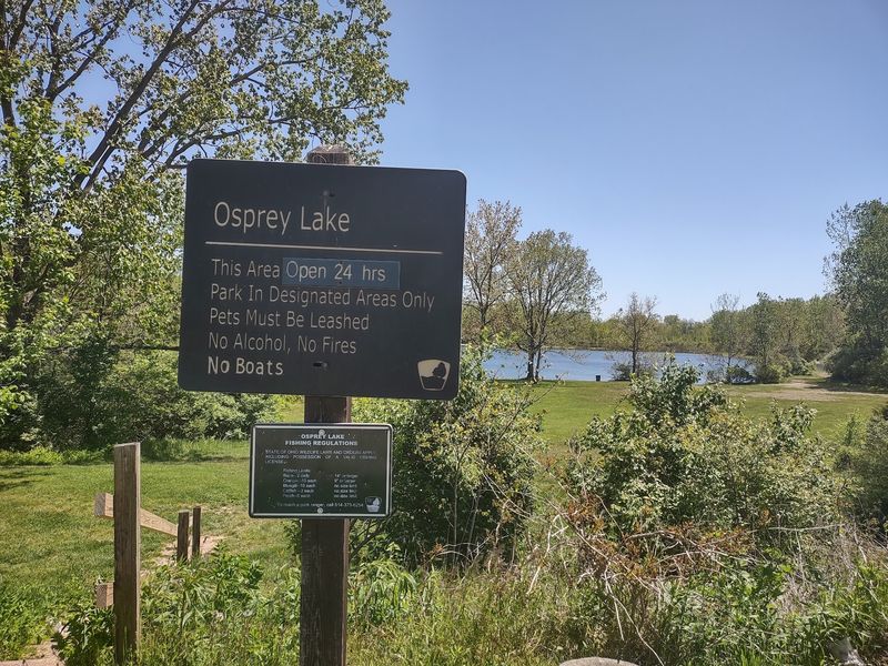 Osprey Lake Dog Swimming Area at Battelle Darby Creek - Galloway