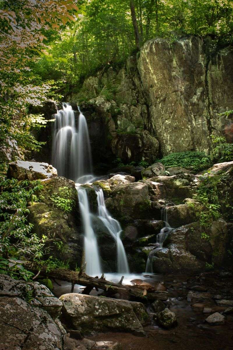 Doyles River Falls in Shenandoah National Park