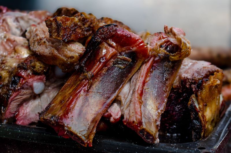 Ribs With Cooked Bones