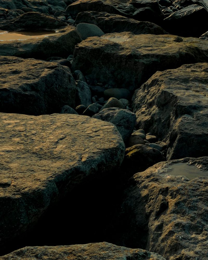 Crevices Between Boulders Catch Legs