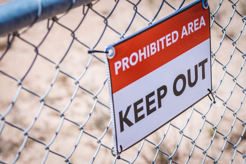 Hazard advisories can close access entirely