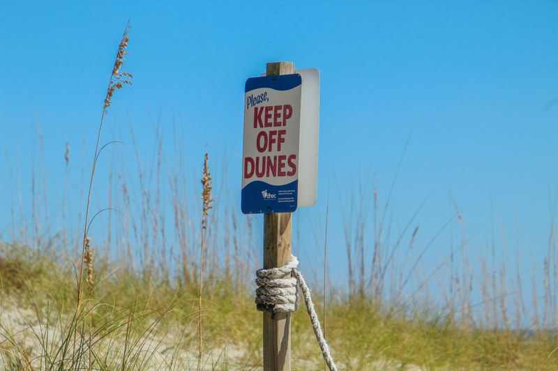 Dune Areas Are Usually Off-Limits