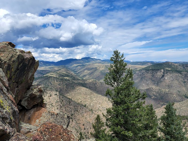 Steep Steps from Windy Saddle