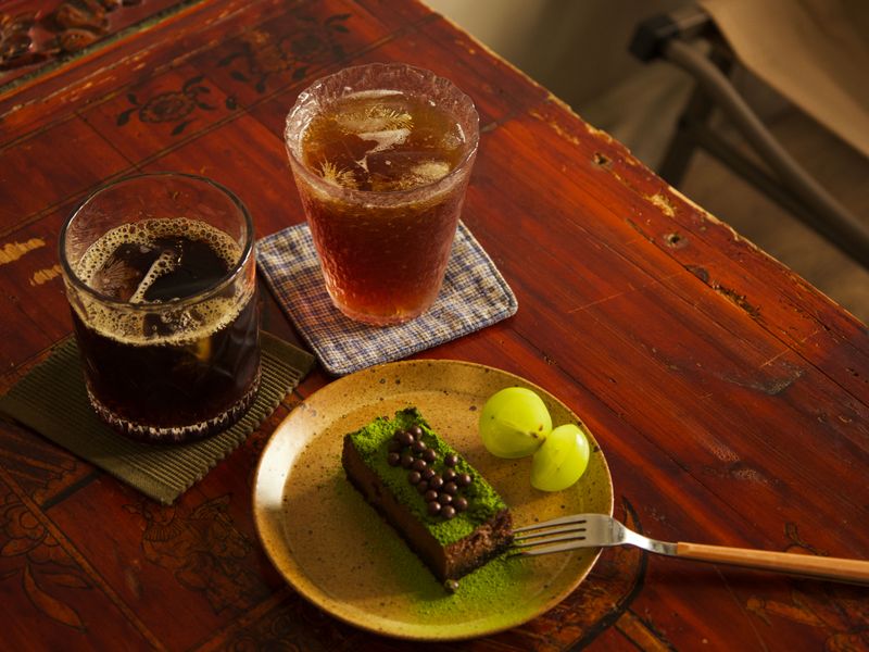 Caffeinated foods and drinks