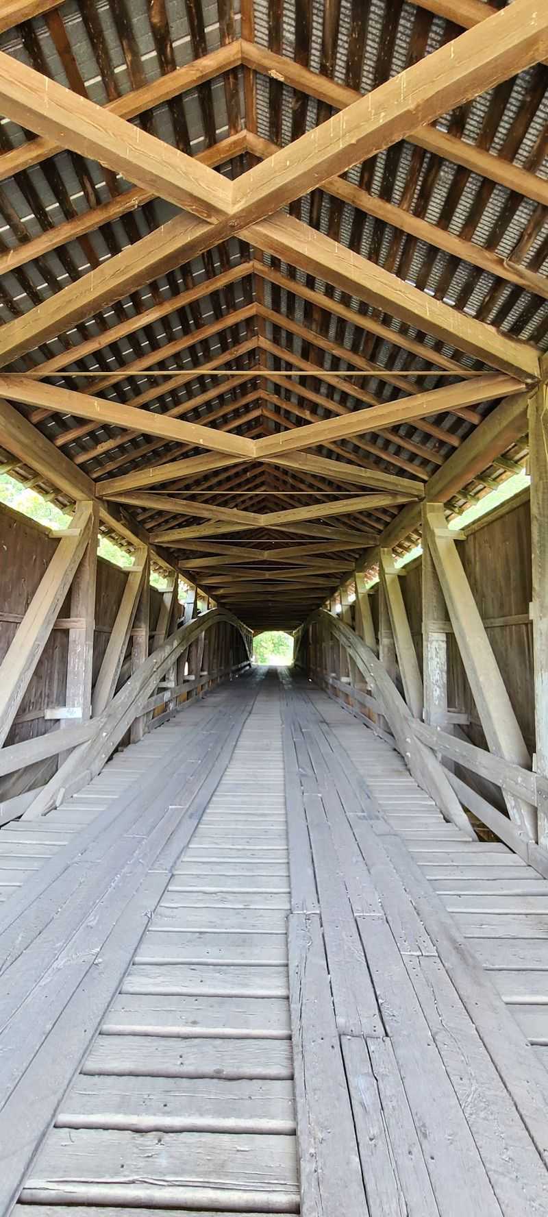 Conley's Ford Covered Bridge: Built From White Pine