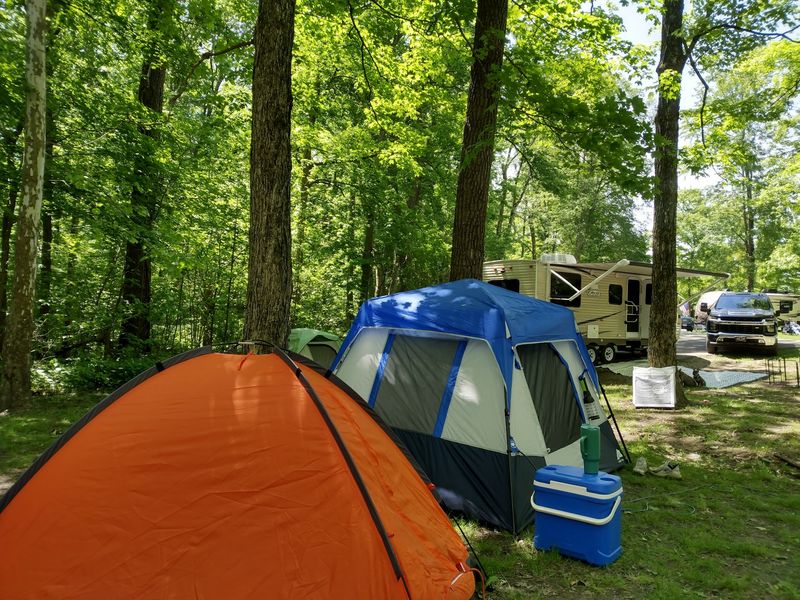Cowan Lake State Park Campground