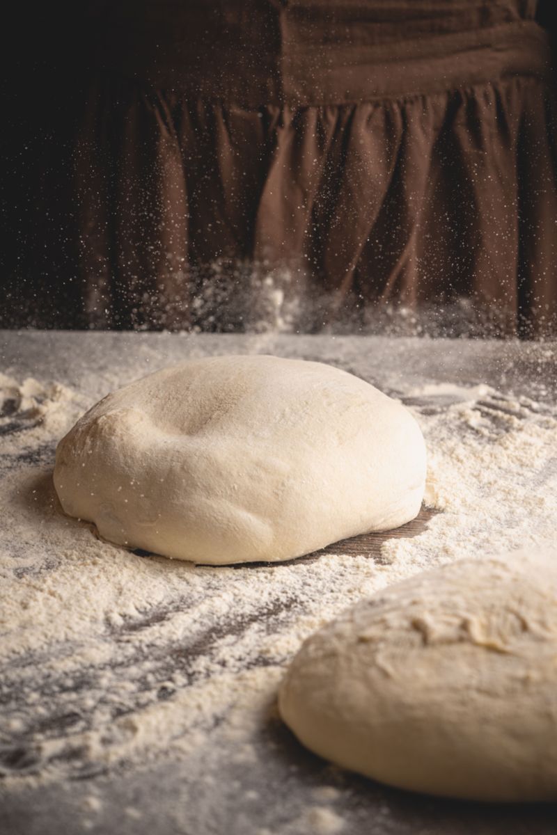Raw yeast dough