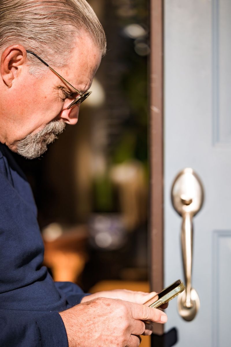 What is your procedure if you arrive and find my door unlocked or something unusual inside?