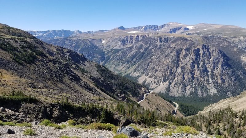 Red Lodge to Cooke City via Beartooth Highway
