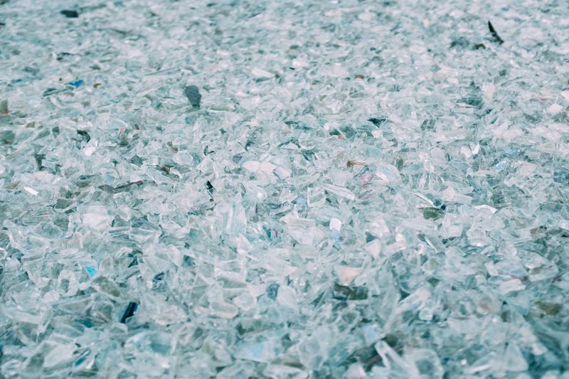 Broken Glass After Coastal Storms