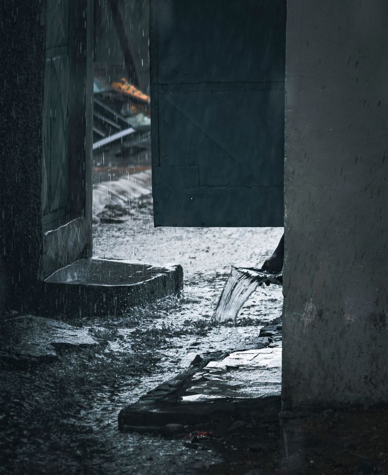Water Pouring Into Their Safe Spot