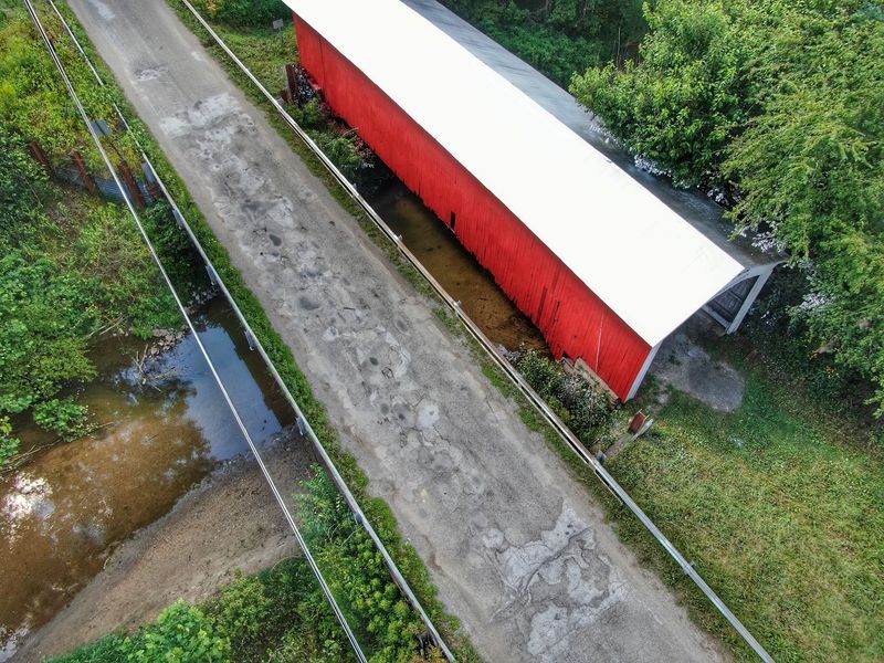 Big Rocky Fork Covered Bridge and Its Cliffside Mystery