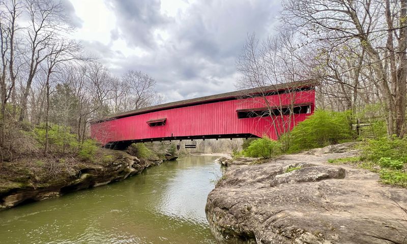Narrows Covered Bridge at Turkey Run's Doorstep