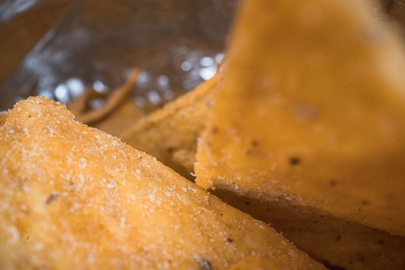 Extremely salty chips and snacks