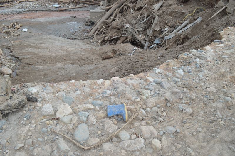 Mud Piles Hiding Sharp Objects