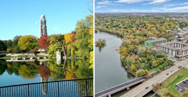 17 Illinois River Towns With Walkable Downtown Loops For Dogs