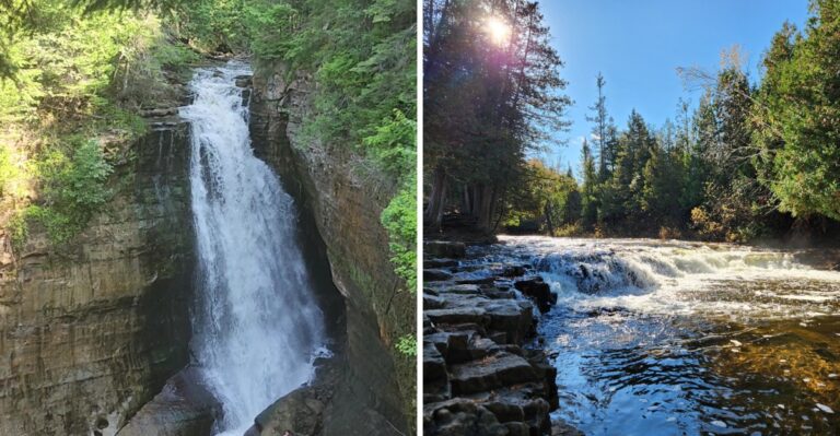 20 Michigan Waterfall Routes For Dogs That Prefer Shorter Hikes