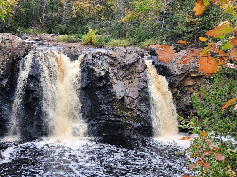 Little Manitou Falls: A Twin Cascade at Pattison