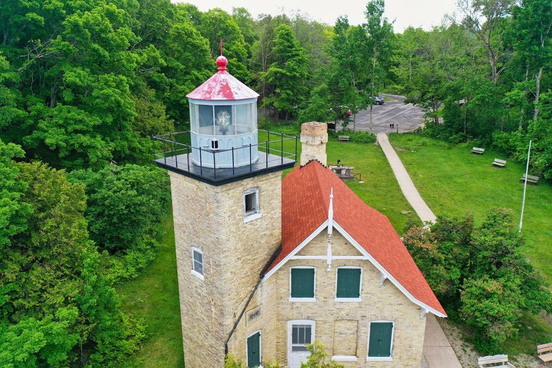 Eagle Bluff Lighthouse Area in Fish Creek: Add a Woodland Loop