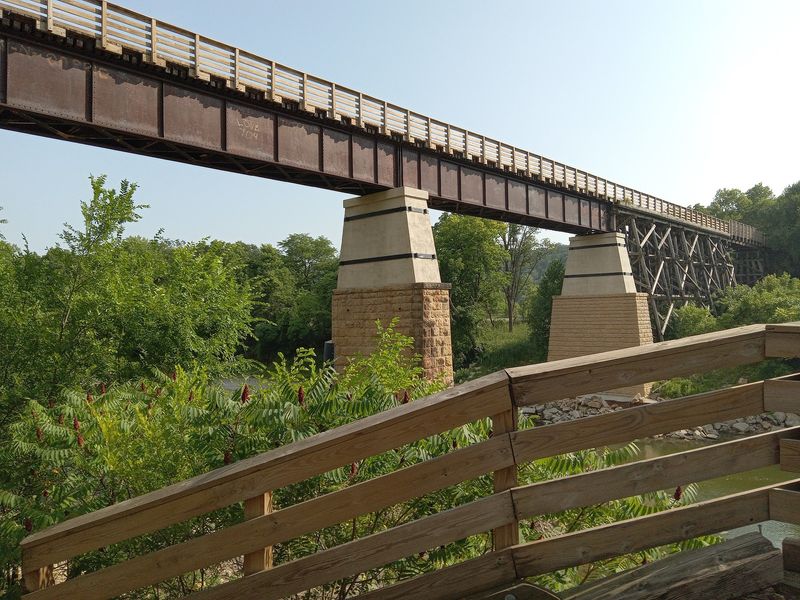 Red Jacket Trail: A Trestle With a View