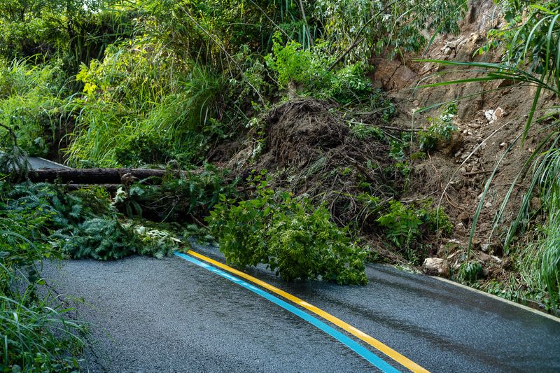 Steep Slopes After Soaking Rain