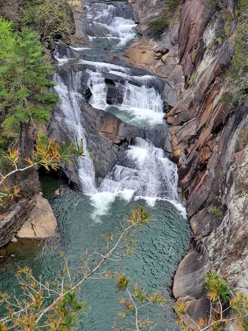 Tallulah Gorge North Rim Trail: Waterfalls From Above
