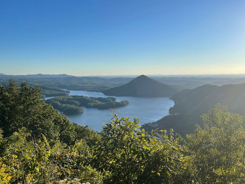 Chilhowee Mountain Overlook: One Last Lake View