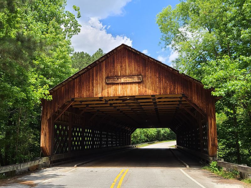 Haralson Mill Covered Bridge, Conyers: Modern Craft, Older Roots