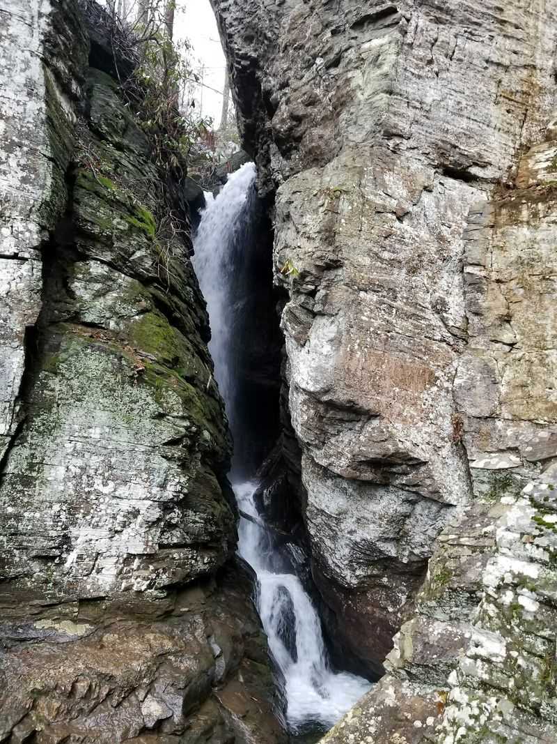 Raven Cliff Falls Trail: Follow Dodd Creek