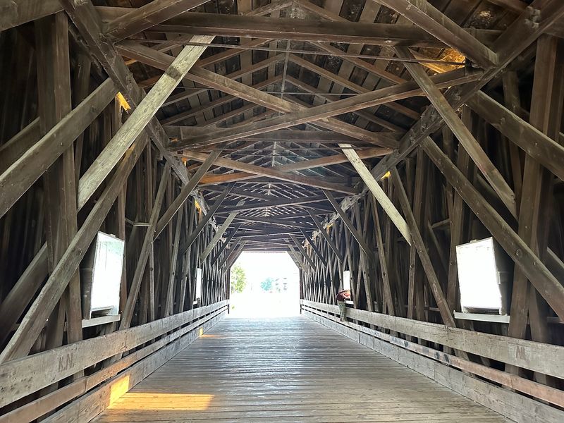 Zumbrota: Covered Bridge Park and Zumbro River