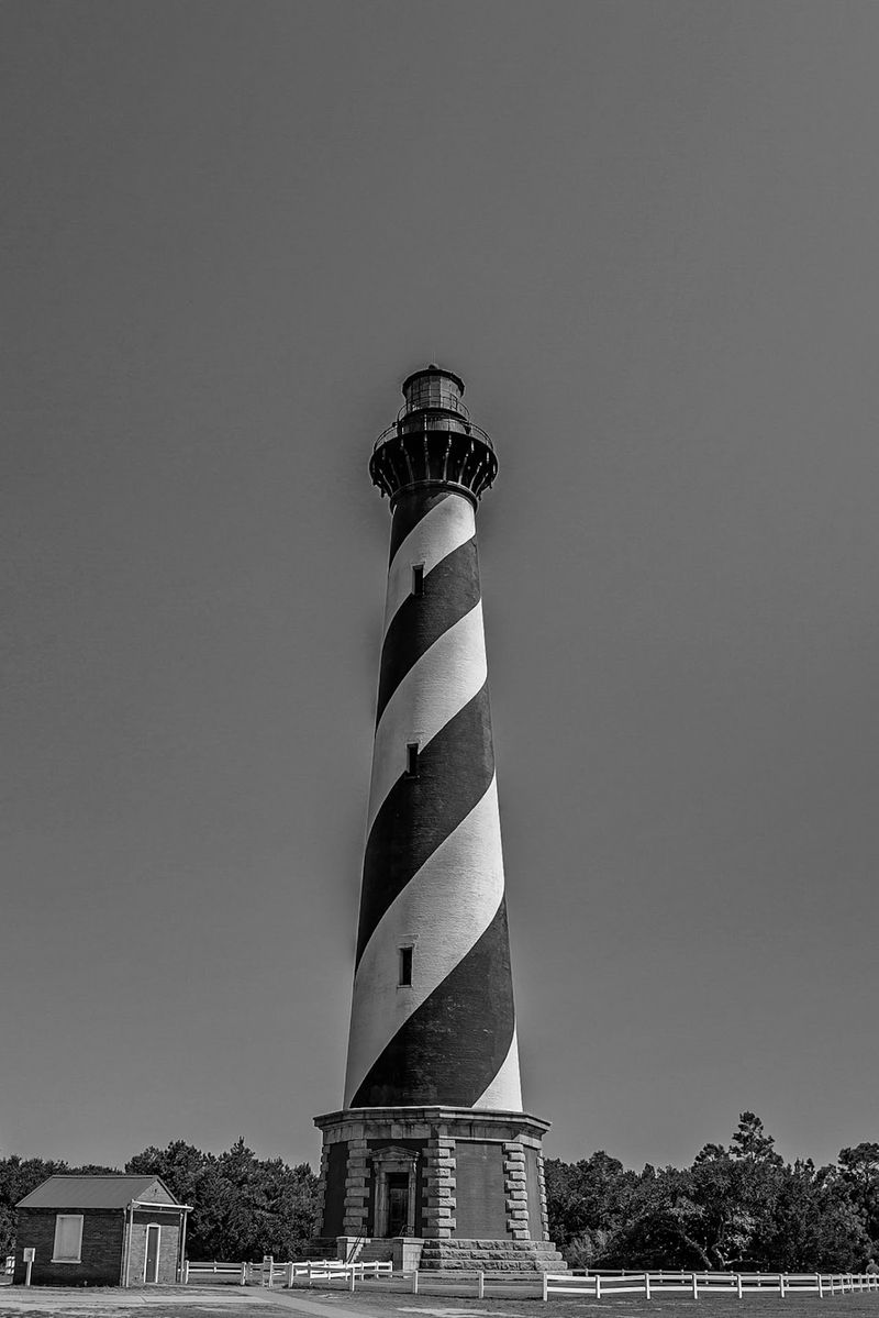 Look Up at Cape Hatteras Lighthouse Grounds
