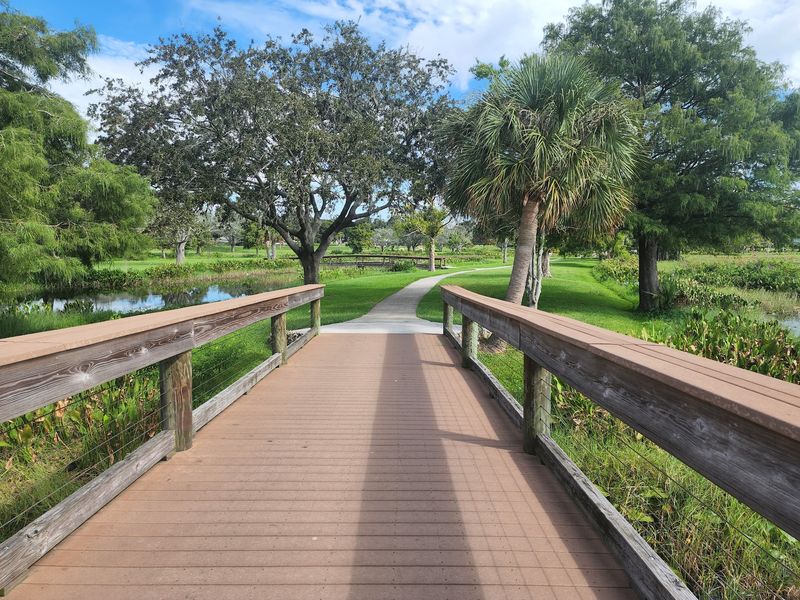 Venetian Gardens Park: Little Bridges in Leesburg